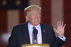 Tổng thống Mỹ Donald Trump tại một sự kiện ở Washington, DC ngày 25/4. (Nguồn: AFP/TTXVN)