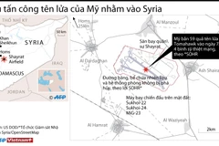 [Infographics] 59 tên lửa hành trình Tomahawk đánh vào Syria ra sao