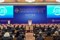 London đã dẫn dắt các nước châu Âu tham gia Ngân hàng Đầu tư Hạ tầng châu Á (AIIB) do Trung Quốc đứng đầu. (Nguồn: THX/TTXVN)