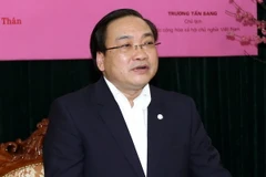 Phó Thủ tướng Hoàng Trung Hải - Chủ tịch Hội đồng quốc gia về tài nguyên nước. (Ảnh: An Đăng/TTXVN)