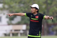 Huấn luyện viên Toshiya Miua. (Ảnh: Quốc Khánh/TTXVN)