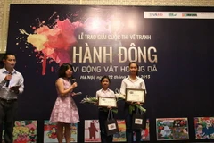 Lễ trao giải cuộc thi vẽ tranh “Hành động vì động vật hoang dã.” (Nguồn: ENV)