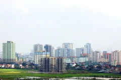 Một góc khu đô thị Mỹ Đình 2, quận Nam Từ Liêm, Hà Nội. (Ảnh: Tuấn Anh/TTXVN)