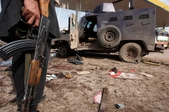 Hiện trường một vụ tấn công khủng bố ở Pakistan. (Nguồn: Reuters)