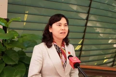 Nữ đại biểu Trần Thị Hằng, Phó Trưởng đoàn đại biểu Quốc hội tỉnh Bắc Ninh. (Ảnh: PV/Vietnam+)