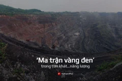 "Ma trận vàng đen" trong cơn khát năng lượng. (Ảnh: P.V/Vietnam+)