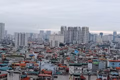 Thị trường bất động sản năm 2019 được nhận định có nhiều gam màu sáng tích cực. (Ảnh: Hùng Võ/Vietnam+)