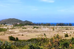 Dự án khu du lịch Bình Tiên tại tỉnh Ninh Thuận 'đắp chiếu' sau 13 năm khởi công. (Ảnh: Hùng Võ/Vietnam+)