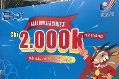 Nhiều trung tâm tập luyện thể dục, thể thao và các phòng gym tại Hà Nội đã triển khai chương trình ưu đãi giảm giá nhằm hưởng ứng tinh thần SEA Games 31. (Ảnh: Việt Anh/Vietnam+)