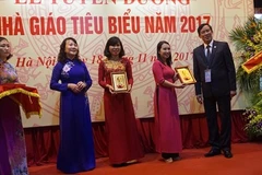 Tuyên dương các nhà giáo tiêu biểu toàn quốc năm 2017
