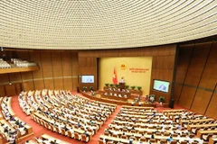 Quang cảnh phiên chất vấn và trả lời chất vấn. (Ảnh: Phương Hoa/TTXVN)