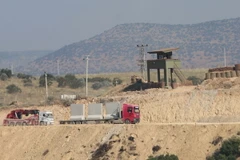 Quang cảnh vùng ngoại ô thành phố Afrin, Syria. (Nguồn: AFP/TTXVN)