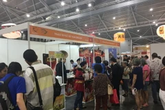 Gian hàng Việt Nam tại Hội chợ (Ảnh: Việt Dũng/Vietnam+)