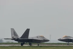 Máy bay chiến đấu Raptor F-22 của Không lực Mỹ. (Nguồn: AFP/ TTXVN)
