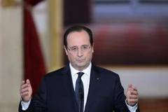 Tổng thống Pháp François Hollande. (Nguồn: AFP/TTXVN)