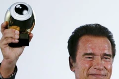 Arnold Schwarzenegger giành giải Biểu tượng vàng. (Nguồn: Reuters)