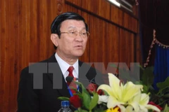 Chủ tịch nước Trương Tấn Sang. (Ảnh: Phạm Kiên/TTXVN)