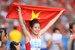 Nguyễn Thị Huyền đem vinh quang về cho điền kinh Việt Nam (Nguồn: TTXVN)