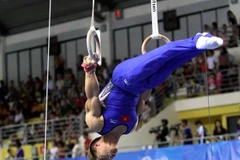 Thể dục dụng cụ Việt Nam áp đảo ở nội dung vòng treo nam