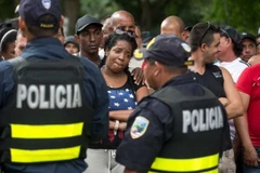 Người di cư Cuba biểu tình chặn đại lộ Pan-American, đòi nhập cảnh vào Costa Rica. (Nguồn: AP)