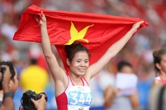 Nguyễn Thị Huyền đem vinh quang về cho điền kinh Việt Nam (Nguồn: TTXVN)