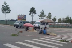 Hiện trường xảy ra vụ tai nạn. (Ảnh: TTXVN phát)