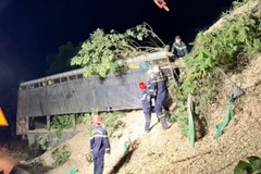 Hiện trường vụ tai nạn. (Nguồn: laodong.vn)