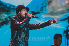 'Xin như cơn mơ cho bông hoa sẽ mãi mãi trong tim ta. Xin cho đôi tay nâng niu chớ vô tình có đánh rơi.' (Ảnh: Minh Sơn/Vietnam+)