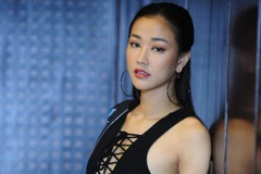 Maya xuất hiện ở Hà Nội chiều 19/4. (Ảnh: Thế Dương) 