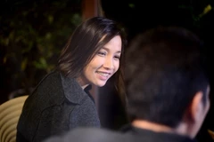 Mỹ Linh quây quần bên người thân giữa đời thường. (Ảnh: Mediamax)