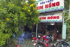 Tiệm vàng Kim Hồng. (Ảnh: TTXVN)