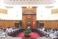 Phó Thủ tướng Thường trực Trương Hòa Bình chủ trì cuộc họp.