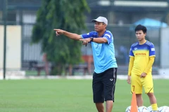 Huấn luyện viên Mai Đức Chung khẳng định tuyển nữ Việt Nam sẵn sàng đương đầu với mọi khó khăn. (Ảnh: Nguyên An/Vietnam+)