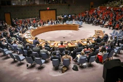 Phiên họp của Hội đồng Bảo an Liên hợp quốc. (Ảnh: AP)