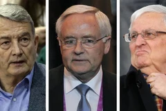 3 quan chức Horst Schmidt, Theo Zwanziger và Wolfgang Niersbach. (Ảnh: DW)