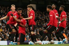 Anthony Martial đã ghi bàn khi vừa trở lại sau chấn thương. (Ảnh: Getty)