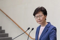 Trưởng Đặc khu Hành chính Hong Kong Lâm Trịnh Nguyệt Nga. (Ảnh: SCMP)