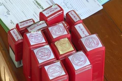 Con dấu giả được sử dụng để chiếm đoạt tài sản. 