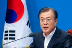Tổng thống Hàn Quốc Moon Jae-in. (Ảnh: Yonhap/TTXVN)