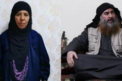 Rasmiya Awad và em trai Abu Bakr al-Baghdadi.