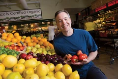 Scott Nash, nhà sáng lập chuỗi cửa hàng thực phẩm MOMs Organic Market. (Ảnh: Liz Lynch)