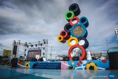 Bão Kammuri có thể gây ảnh hưởng đến các sự kiện tại SEA Games 30. (Ảnh: Inquirer)