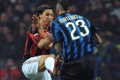 Ibrahimovic luôn là một nỗi khiếp sợ với các đối thủ khi còn trong màu áo AC Milan. (Ảnh: Getty)