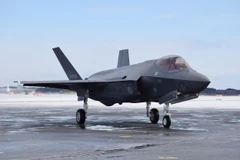 Máy bay chiến đấu F-35A của JASDF. (Ảnh: AFP/ TTXVN) 