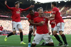 Manchester United giành chiến thắng thuyết phục trước Brighton.