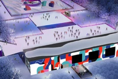 Sân trượt băng Voskhod. (Ảnh: Mos.ru)