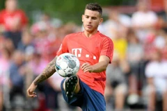 Lucas Hernandez trong màu áo Bayern Munich. (Ảnh: Reuters)