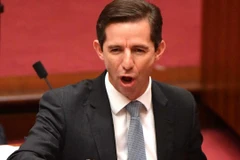 Bộ trưởng Thương mại, Du lịch và Đầu tư Australia Simon Birmingham. (Ảnh: The Australian)
