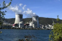 Nhà máy điện hạt nhân Cruas. (Ảnh: AFP)