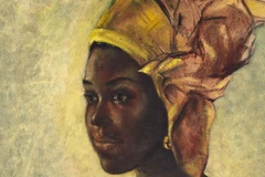 Bức họa "Christine" của danh họa Ben Enwonwu. (Ảnh: Quartz)
